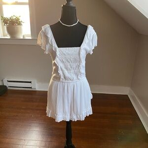 American Eagle Ruffled Beachy Romper